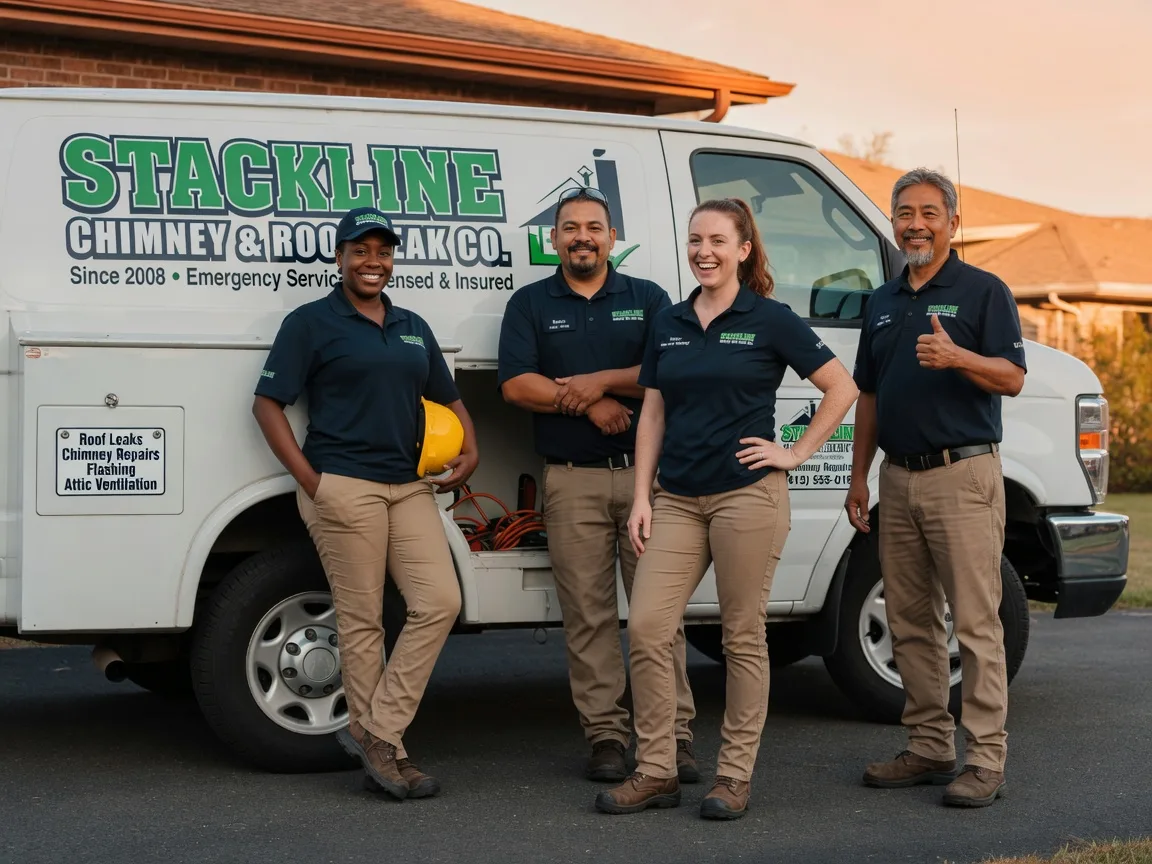 Chimney flashing repair company in New Sharon, IA